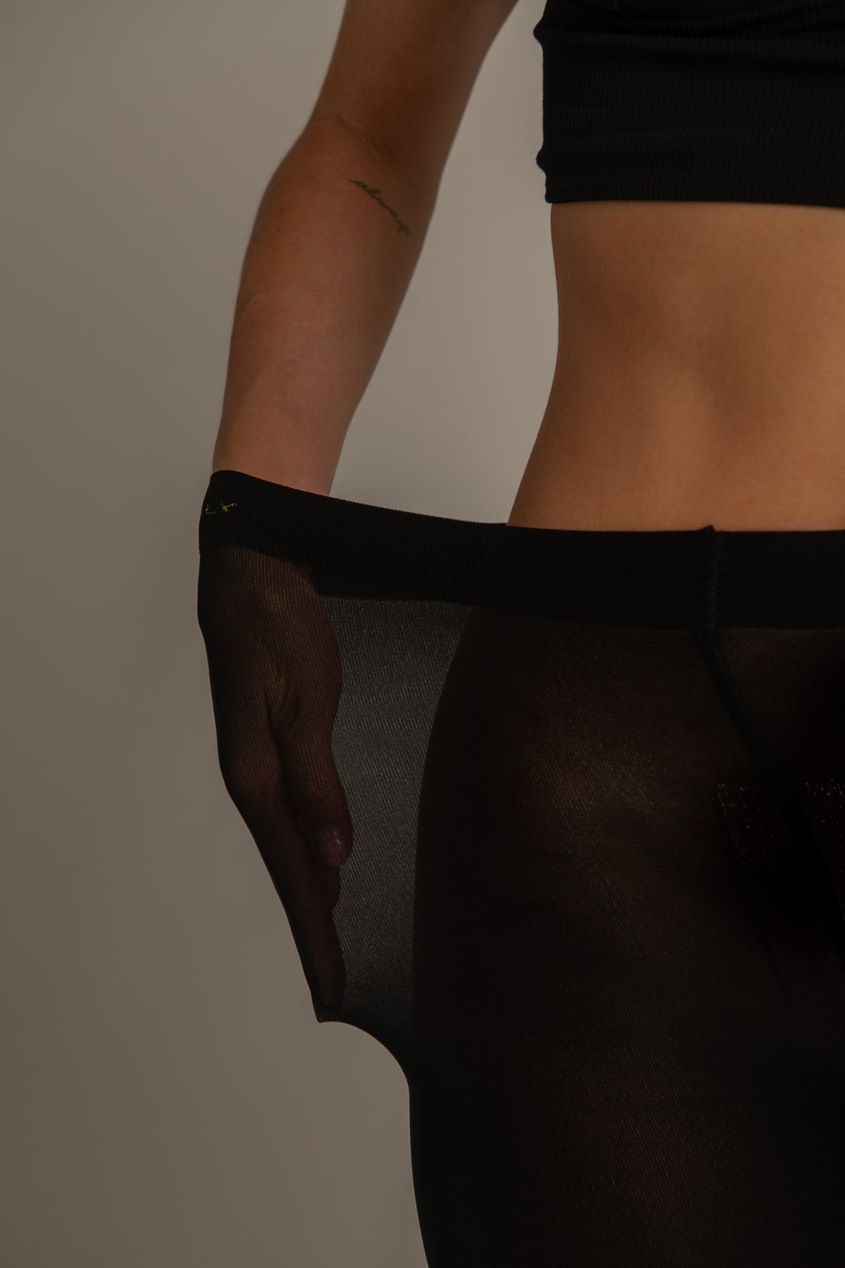 Collant Super Résistant – Opaque Noir Microfibre – 80D 3D