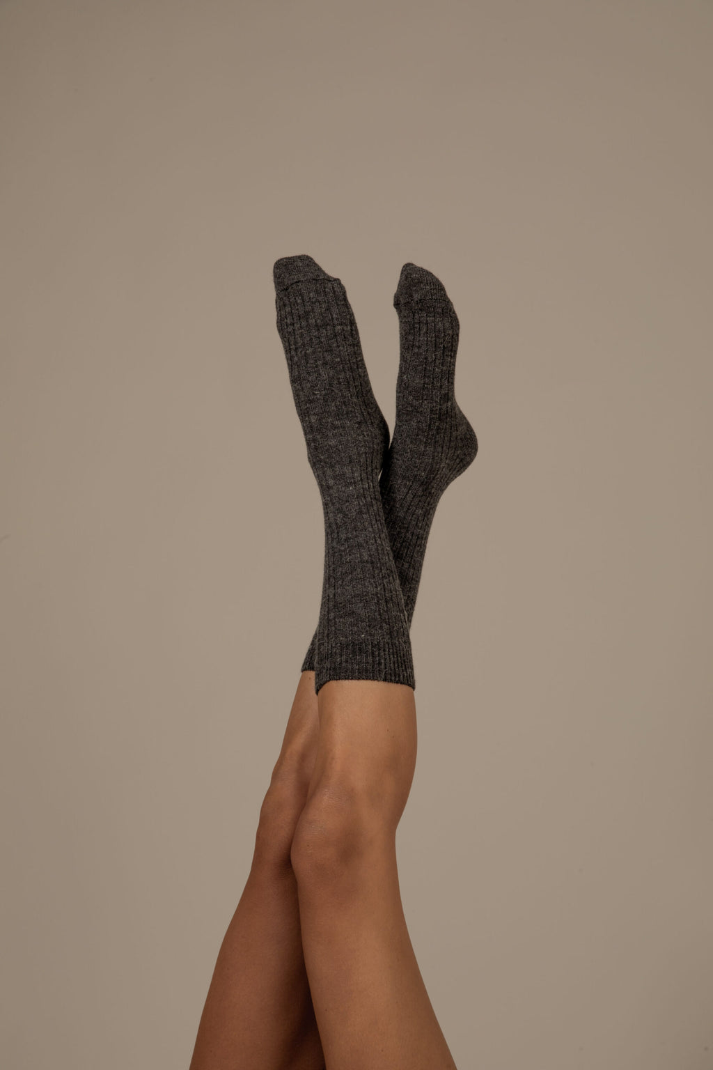 Chaussettes Laine Alpaga Anthracite