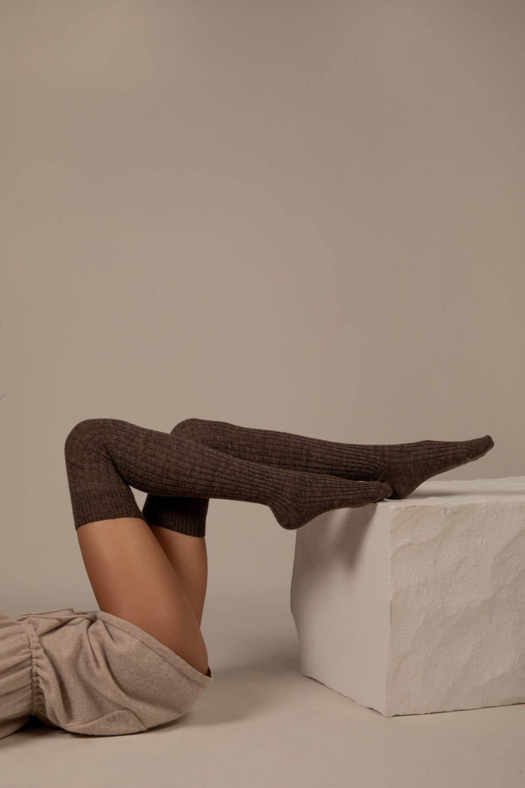 Jambières Laine Alpaga Choco