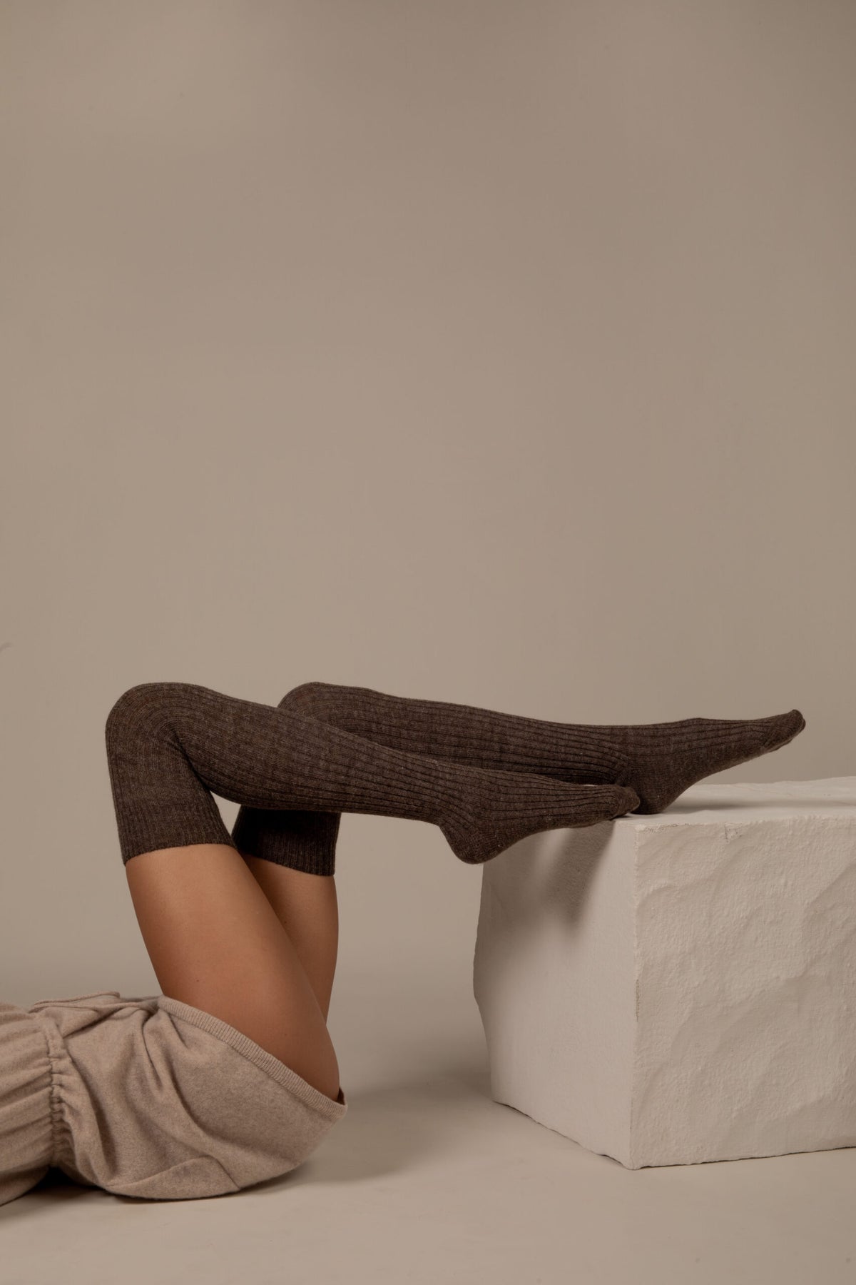 Jambières Laine Alpaga Choco