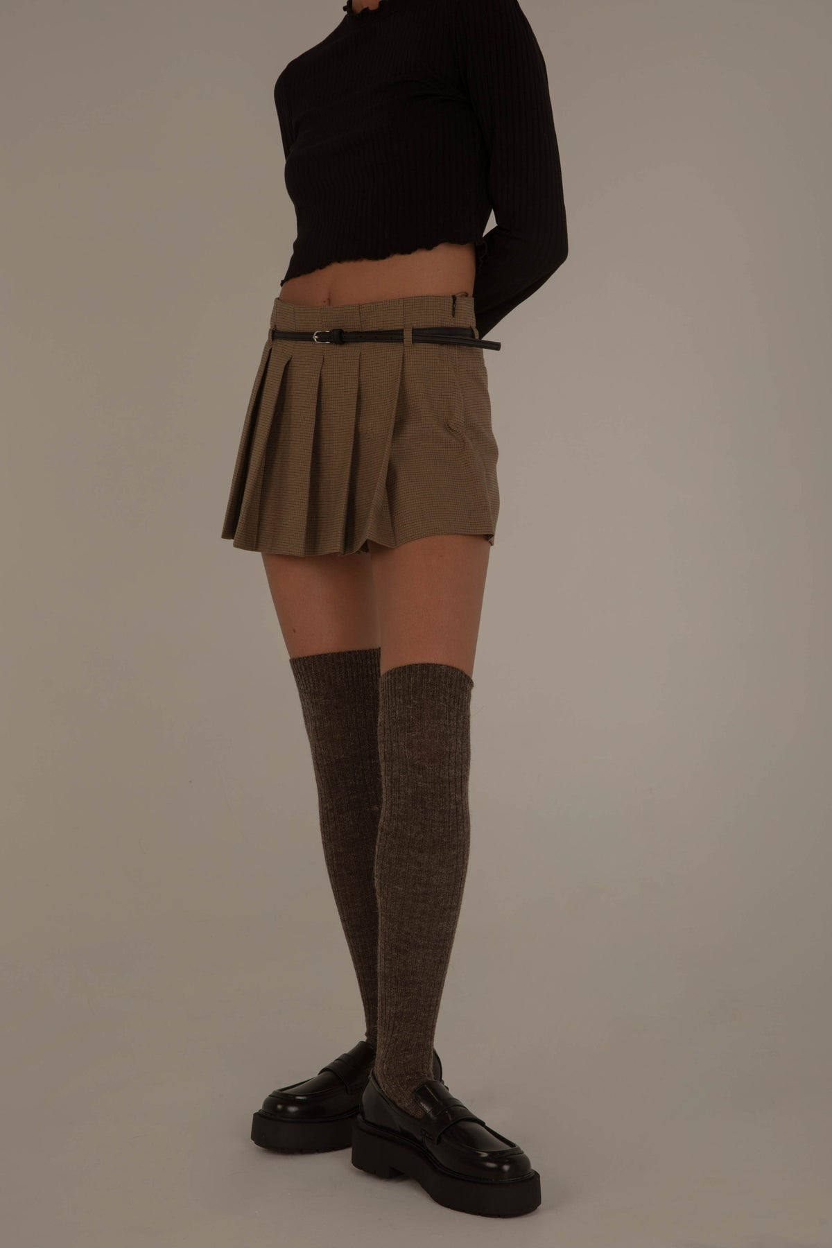 Jambières Laine Alpaga Choco