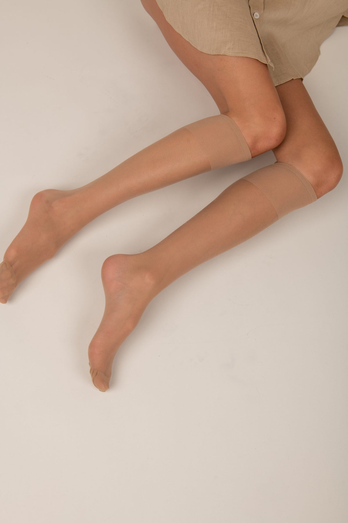 Mi-bas x 3 Paires – 20D Peau