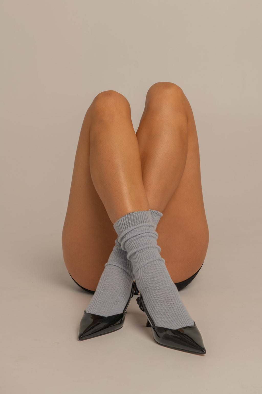 Chaussettes Cachemire 10% - Baby Blue