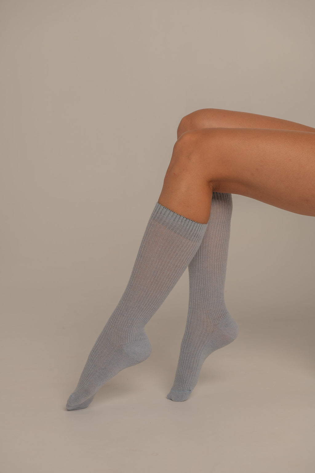 Chaussettes Cachemire 10% - Baby Blue