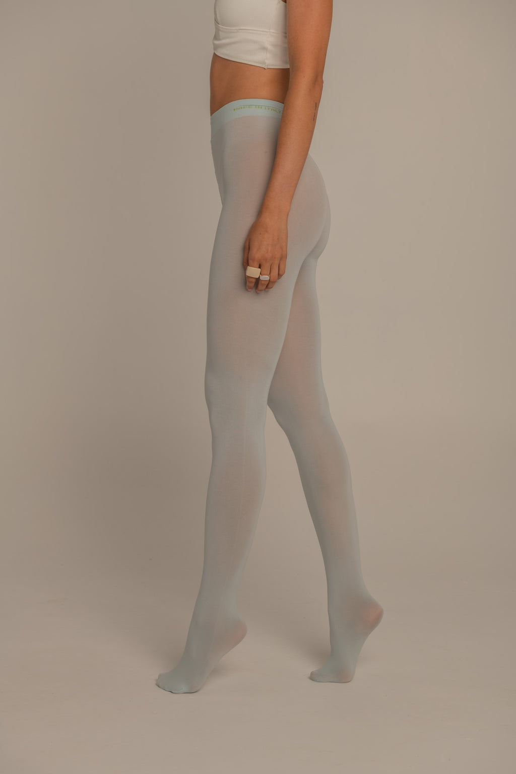 Collant VOG DAILY – Bleu Pastel  Microfibre – 80D 3D