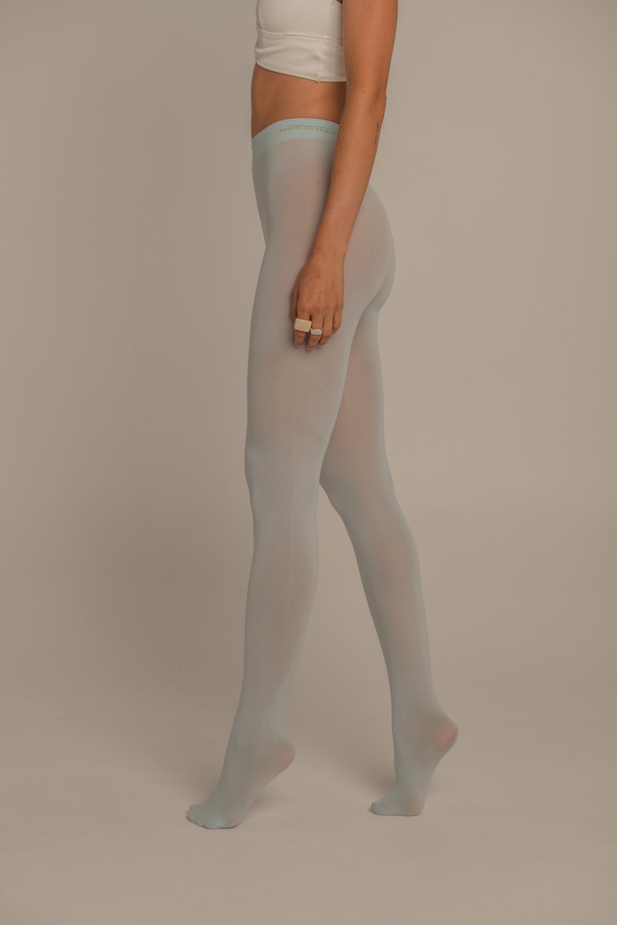 Collant VOG DAILY – Bleu Pastel  Microfibre – 80D 3D