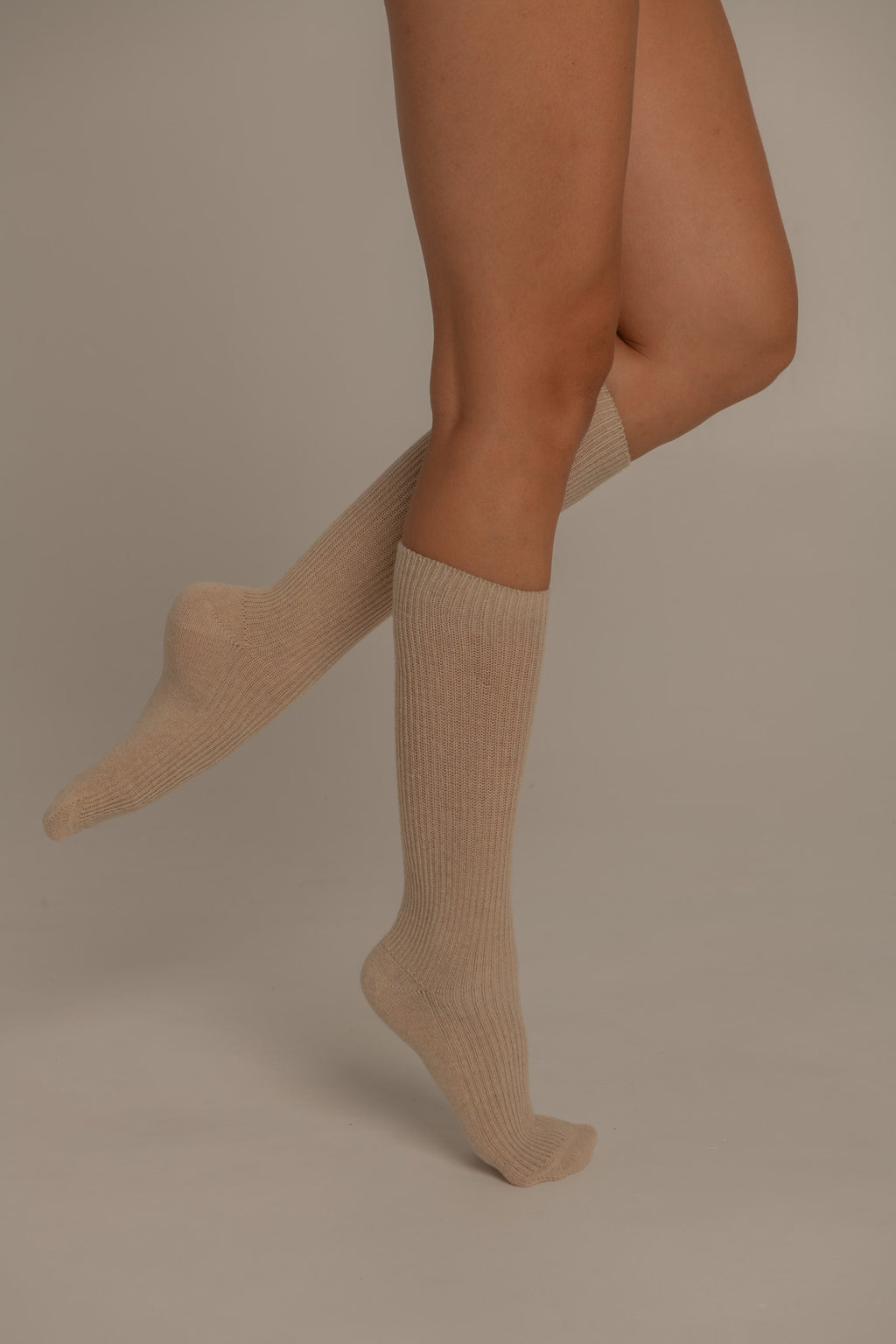 Chaussettes Cachemire 10% - Camel