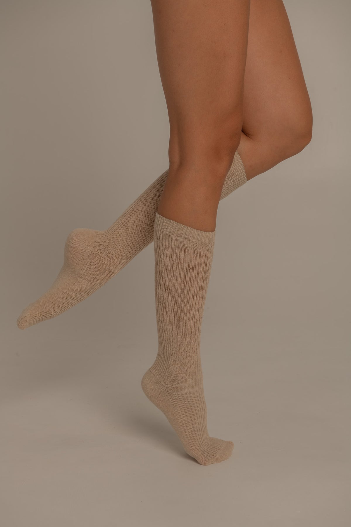 Chaussettes Cachemire 10% - Camel