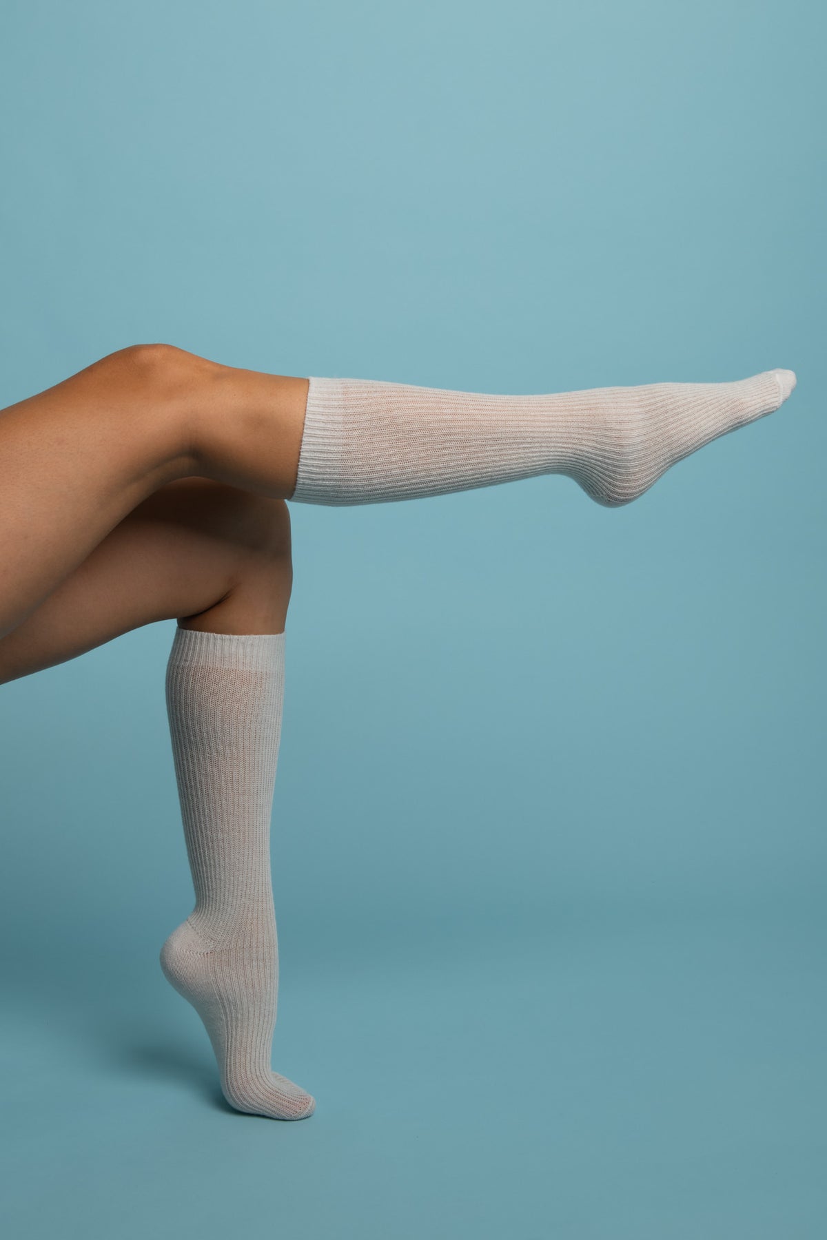 Chaussettes Cachemire 10% - Crème