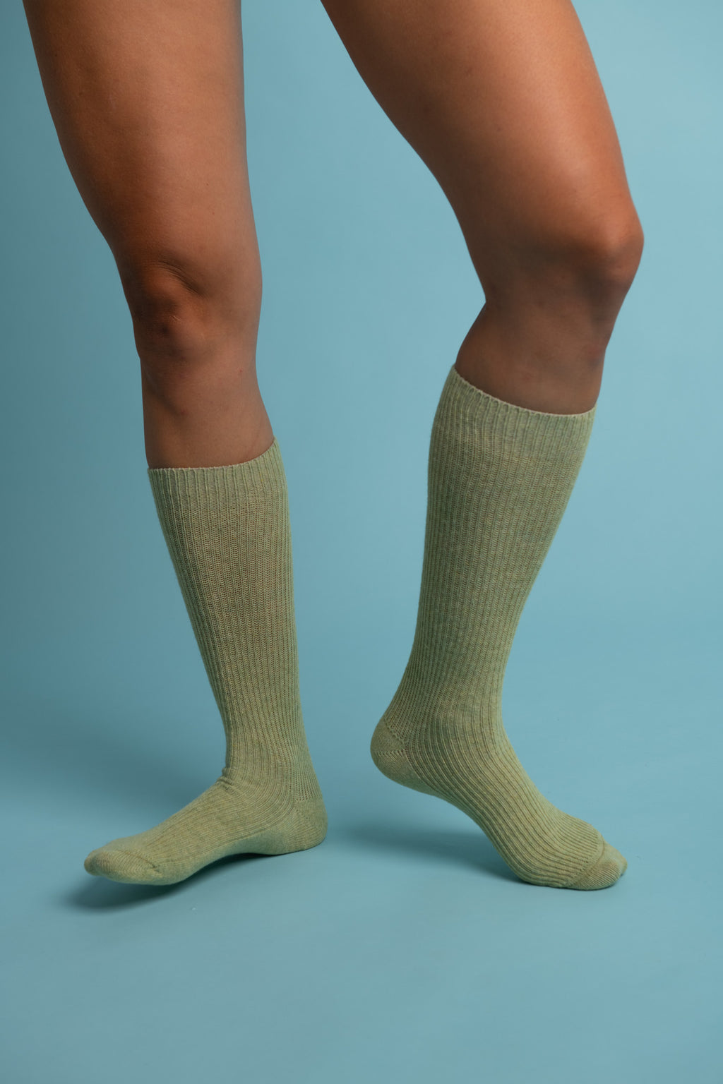 Chaussettes Cachemire 10% - Matcha