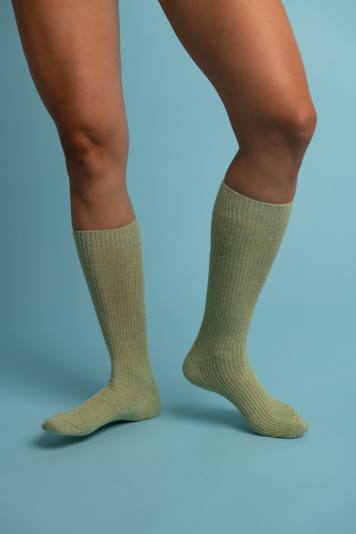 Chaussettes Cachemire 10% - Matcha