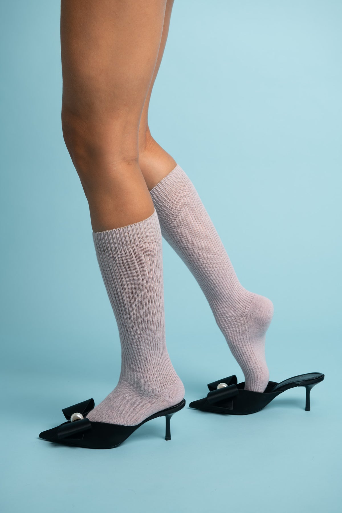 Chaussettes Cachemire 10% - Rose