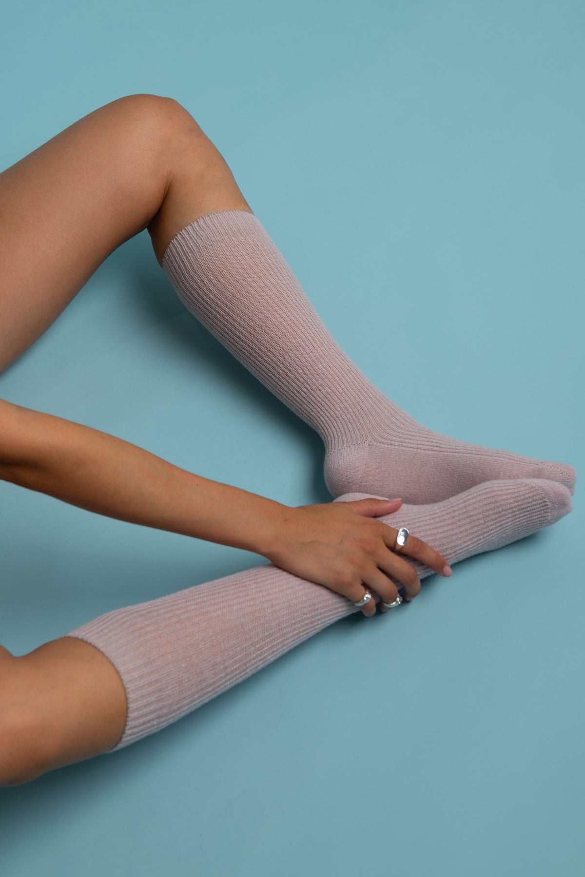 Chaussettes Cachemire 10% - Rose
