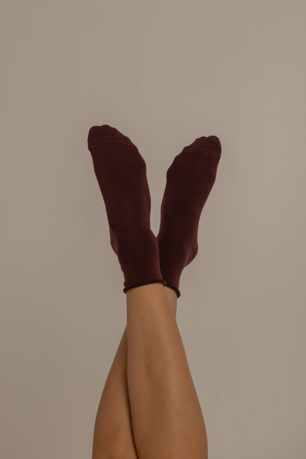 Chaussettes Loulou - Burgundy