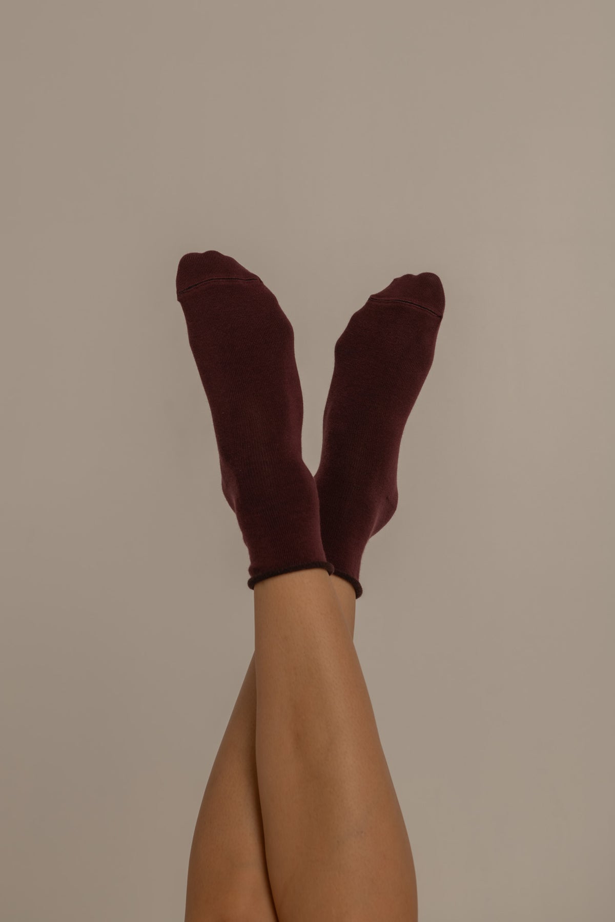 Chaussettes Loulou - Burgundy
