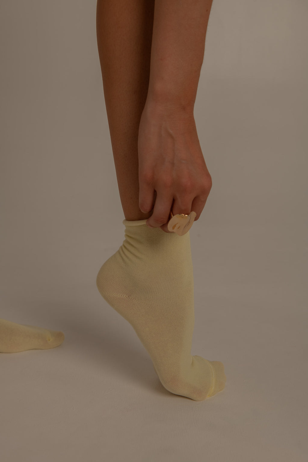Chaussettes Loulou - Butter Yellow