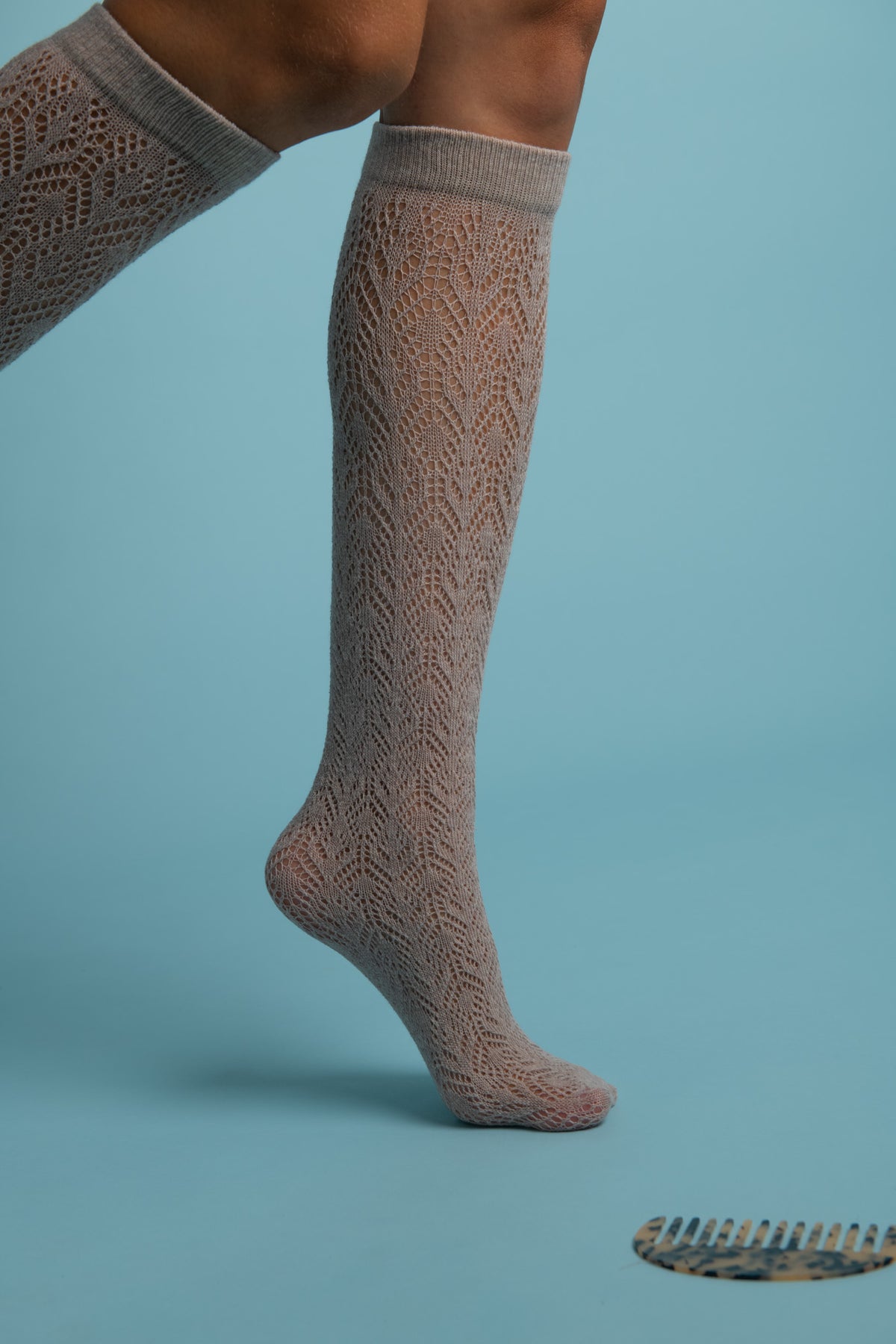 Mi-bas Dentelle Coton - 40D