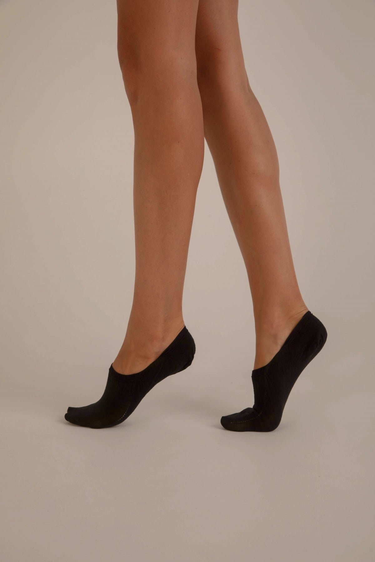Chaussettes Invisible sans couture en coton - Noir