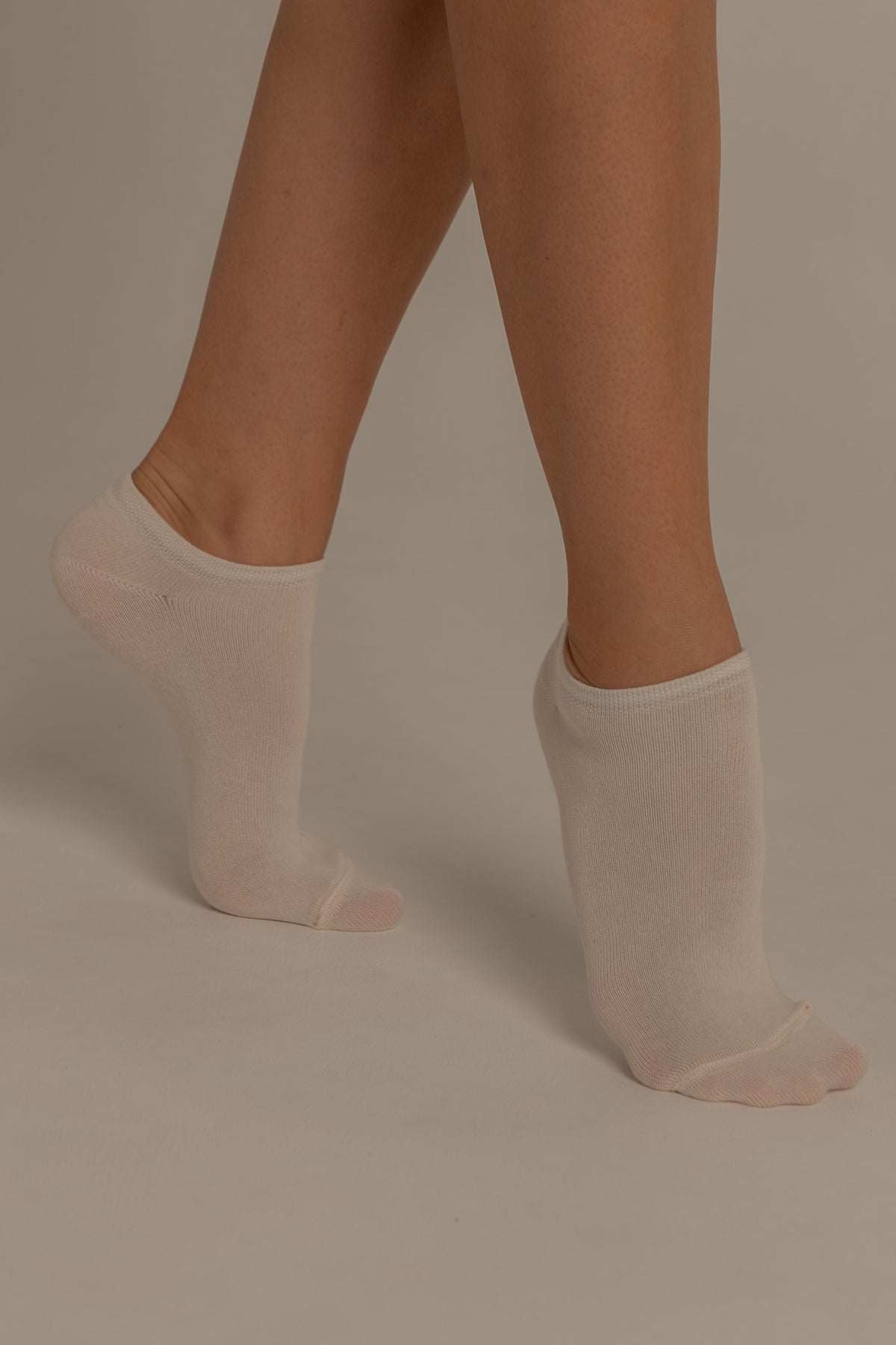 Chaussettes Courtes - Ecru